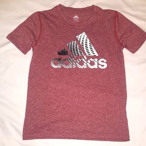 Gently used adidas vintage red tee shirt